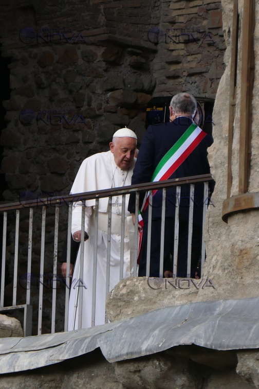 Roma, Papa Francesco in campidoglio