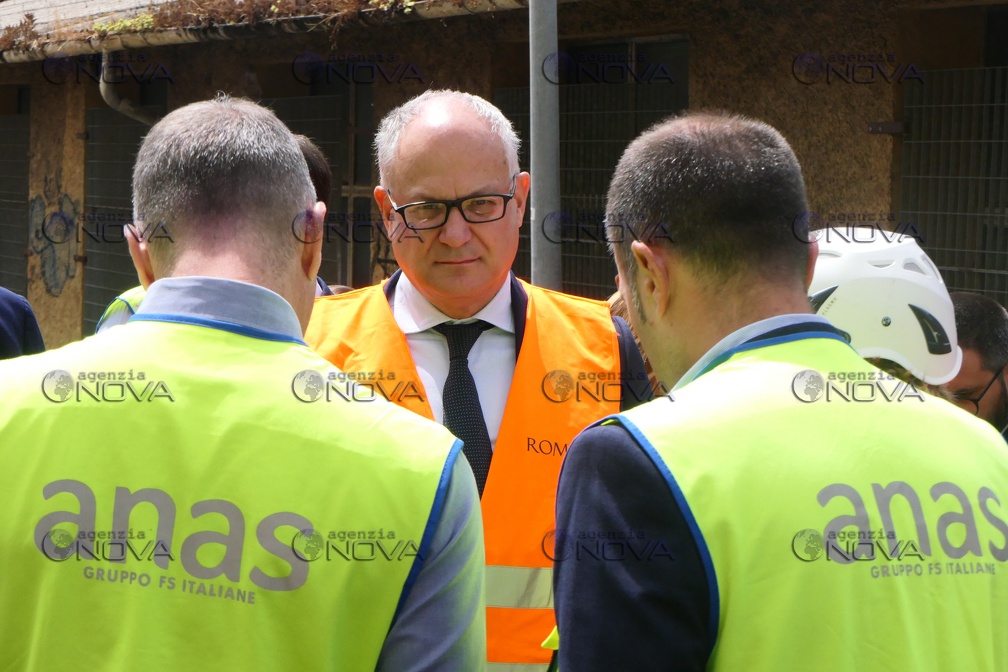 Roma,  Gualtieri visita cantiere Tangenziale est  per avvio lavori