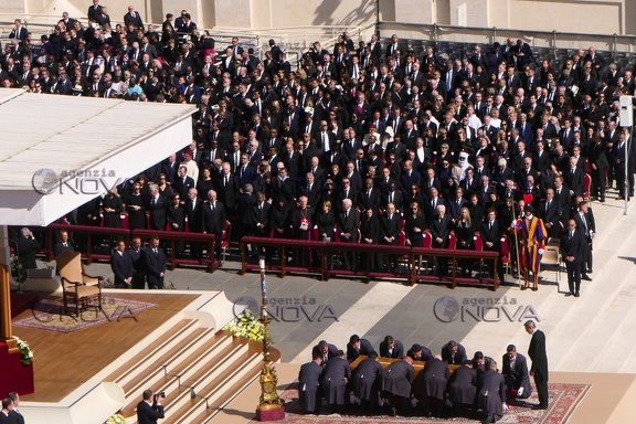 Roma,i funerali di Papa francesco 