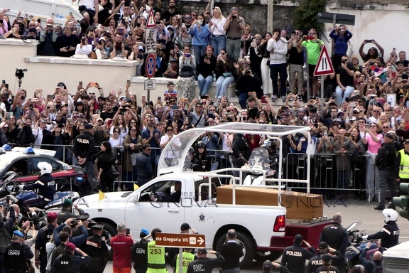 Roma,i funerali di Papa francesco 