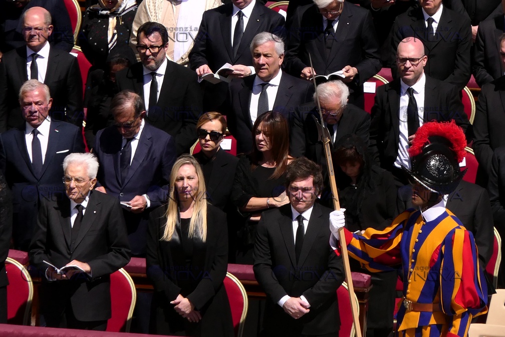 Roma,i funerali di Papa francesco 