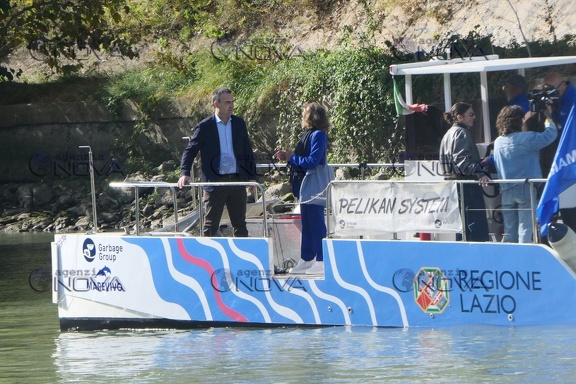 Roma: Regione Lazio, interventi sostenibilità fluviale Tevere, raccolte 20 tonnellate rifiuti 