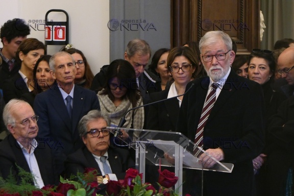 Roma, sala della protomoteca, camera ardente di Valeria Fedeli
