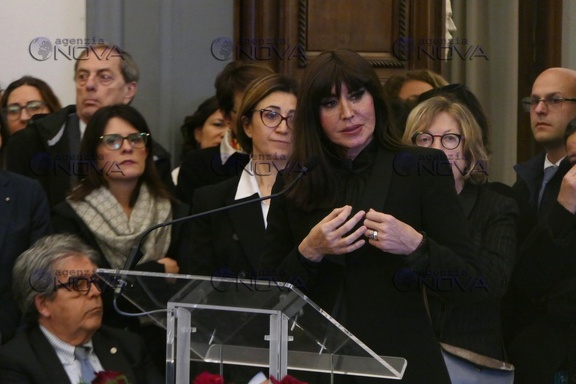 Roma, sala della protomoteca, camera ardente di Valeria Fedeli