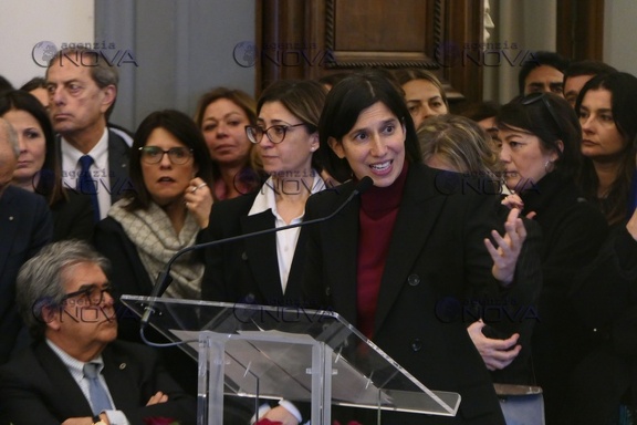Roma, sala della protomoteca, camera ardente di Valeria Fedeli