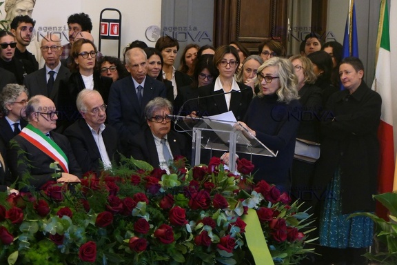 Roma, sala della protomoteca, camera ardente di Valeria Fedeli