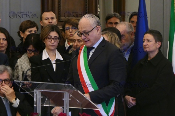 Roma, sala della protomoteca, camera ardente di Valeria Fedeli