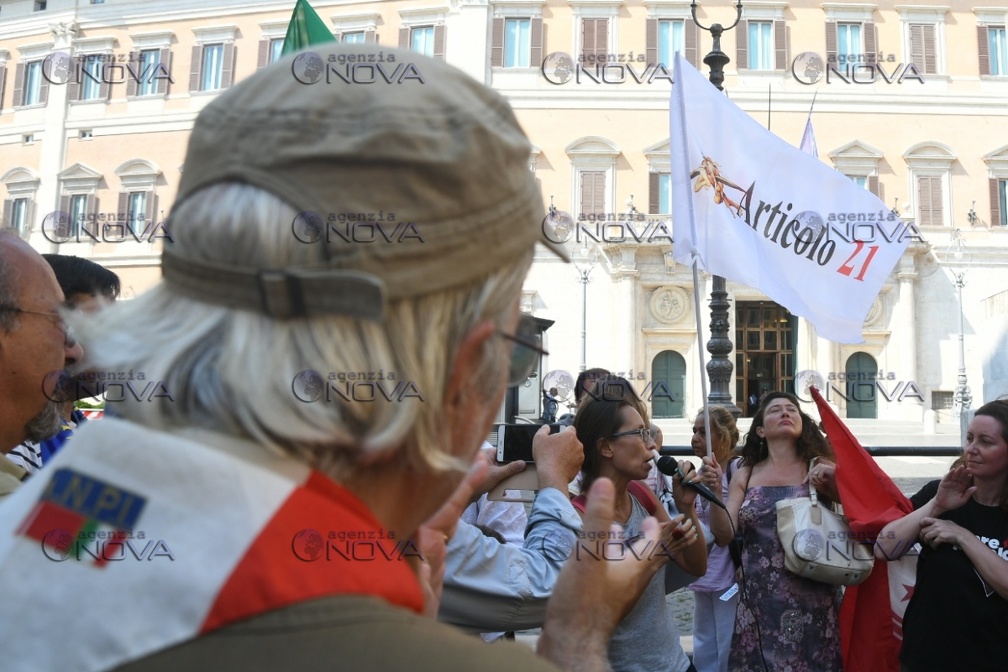 Manifestazione per i Rom